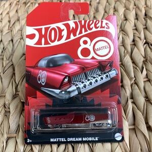 80th Anniversary 80 Mattel Dream Mobile Hot Wheels Diecast Car Hotwheels 2025 🆕